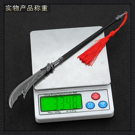 The Three Kingdoms Cold Weapon Surrounding Yibo Yuntian Guan Yunchang Guan Yu Qinglong Crescent Moon Knife Classic Edition All Metal Crafts