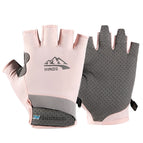 Sun protection iceberg - half finger pink / S code