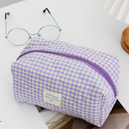 Berger luggage cotton travel flower cosmetic bag small floral storage portable quilted cotton ins luggage factory