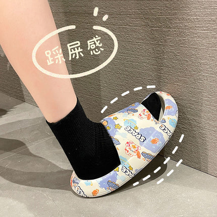 Southeast Asia Cross-Border Special Supply Side Bear Slippers for Women Summer Home Bathroom Non-Slip Slippers for Couples Slippers for Women