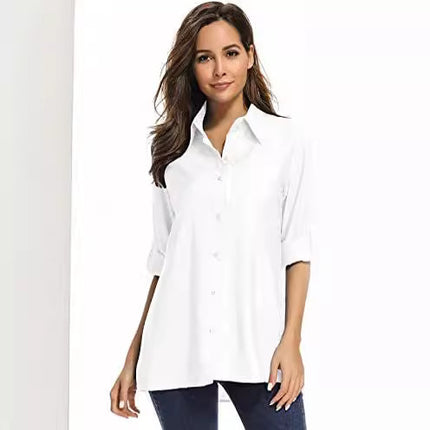 Women's Long-Sleeved Sun Protection Shirt Quick-Drying Outdoor Fishing Hiking Shirt