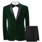 green top black pants bow tie / M Top 29 Pants Bow tie