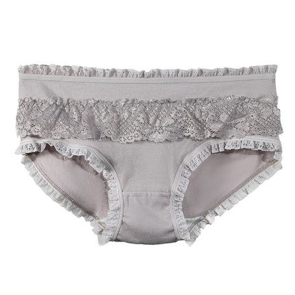 Women's Cotton Underwear Women's Comfortable Breathable Briefs Summer Thin Mid-Waist Girl's Young Underpants Cotton Crotch Shorts