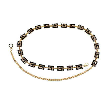 Waist Chain Women's Skirt Shirt Tight Waist Decorative Sweater Thin Belt Ins Style Chain Simple All-match Belt Waist Trouser Chain