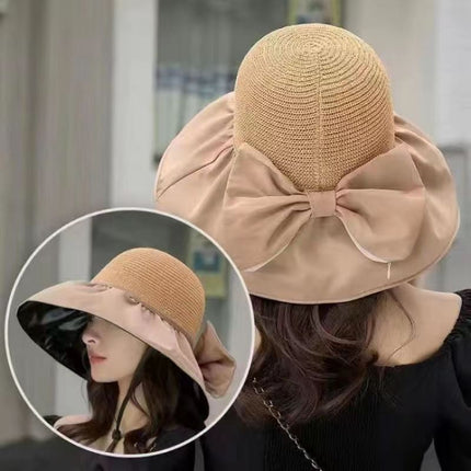 Foldable Storage Vinyl Fisherman Hat Women's Anti-Uv Upf50+ Sun Protection Hat Covering Face Large Brim Summer Sun Hat