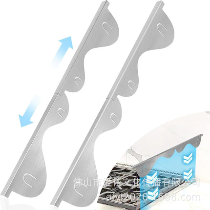 Tiktok Hot Item! in Stock! Bestseller on Amazon! Stainless Steel Gap Cover for Kitchen Stove Gaps