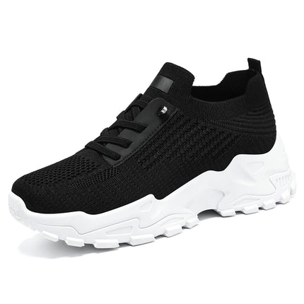 Summer Breathable Slip-On Women's Shoes, Cross-Border Mesh Soft-Soled Shoes for Middle-Aged and Elderly Mothers, Thick-Soled Comfortable Casual Sports Shoes