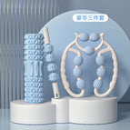 White blue: 30cm foam shaft leg clamp massage stick