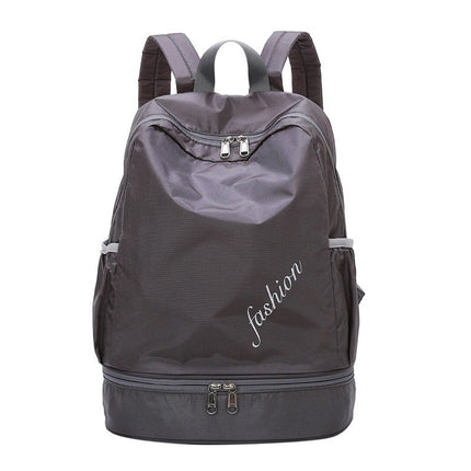 Swimming Backpack Oxford Cloth Sports Backpack Wet and Dry Separate Shoes Casual Double Back Large Capacity Printable Logo