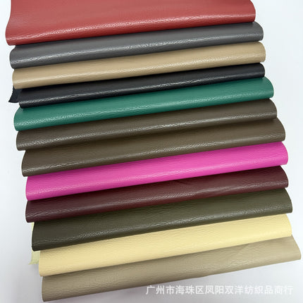New Large Pebbled Pu Leather Cross-Border European and American Style Autumn and Winter Clothing Bags Digital Packaging Decorative Pebbled Pu Leather