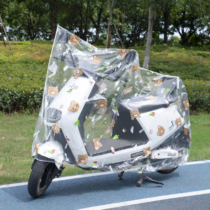 Electric Car Cover Rain and Dust-proof Universal Rain-proof Electric Car Rain Cover Cartoon Battery Car Cover Electric Car Clothes