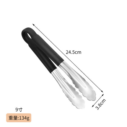 Thickened 304 Stainless Steel Barbecue Clip Hemp Glue Clip Anti-scalding Food Clip Food Clip Multi-purpose Labor-saving Practical Clip