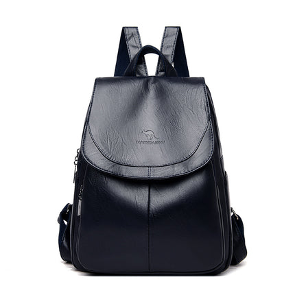 Backpack Women 2024 New Autumn Fashion Soft Leather Bag Casual Backpack Large Capacity Travel Student Women's Backpack