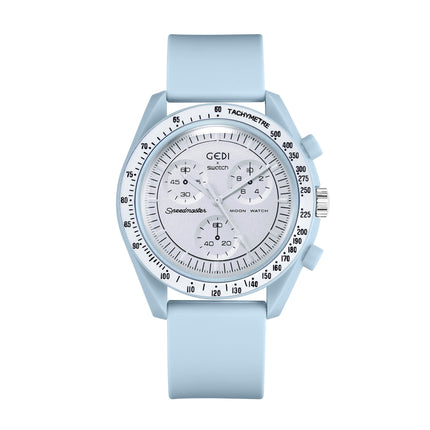 GEDI GEDI Fashion Candy Color Silicone Tape Middle School Students' High Color Value Large Dial Quartz Sports Watch 31020