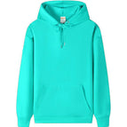 Hooded model-tiffany blue / S