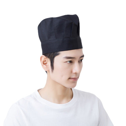 Chef Hat White Food Kitchen Breathable Mesh Workshop Dustproof Work Cap Adjustable Mushroom Hat Unisex