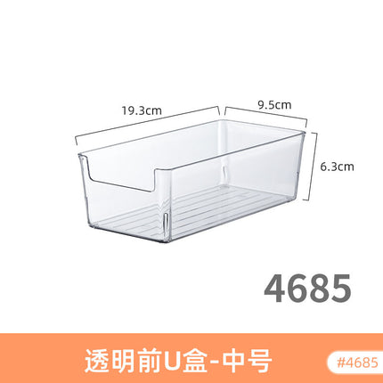 Desktop Storage Box small size Sundries Stationery Post-it Notes Hand Account Pencil Transparent Narrow Long Storage and Filing Box