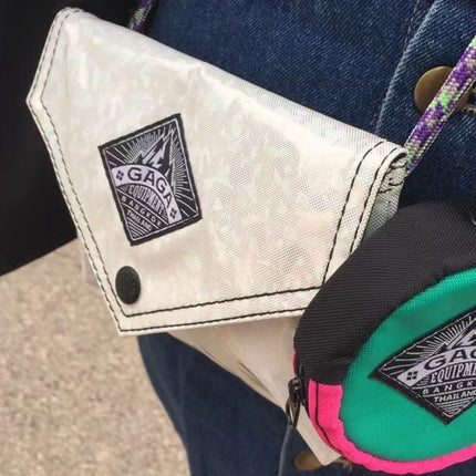 Thailand GAGA bag MINI BAG messenger bag small bag women's chic high-end versatile laser small square bag wholesale