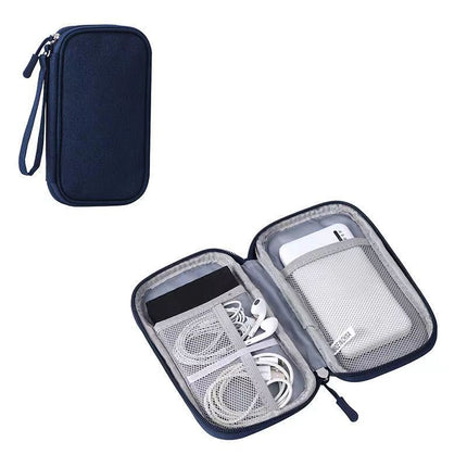 in stock Data Cable Bag Storage Bag Earphone Bag Charger Mobile Phone Bag Clutch Bag U Disk Multifunctional Storage Bag