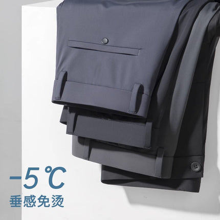 Wholesale Men's Business Wear Slim-fit Pants Summer Casual Men's Wear Youth Work Dress Black Workwear Pants