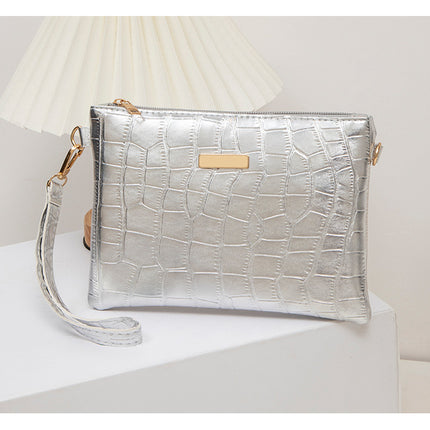 Fashion Retro Simple Trendy Ladies Bags Stone Pattern Single Shoulder Crossbody Hand Square Bag Ladies Crossbody Bag