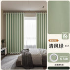 Fabric cutting / Breeze green-punched style