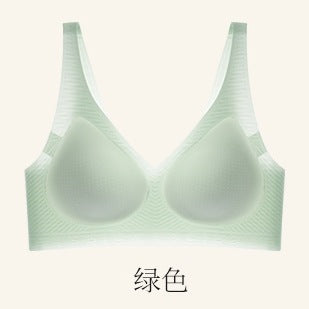 Summer cool thin seamless soft support semi-fixed cup bra