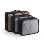 Three-piece set [black] / 290t twill tarpaulin