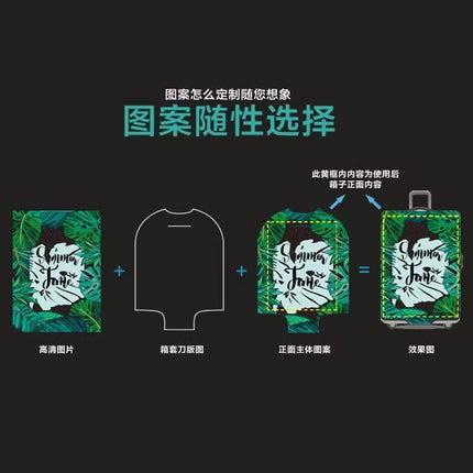Milk Silk Suitcase Protective Cover Thickeneded Elastic Trolley Suitcase Suitcase Dustproof Elastic Cover Pure Color Simple