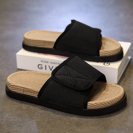 Sandals for Men, Summer Outdoor Wear, Wear-Resistant, Driving, Outdoor Sports, Leisure, Soft-Soled Vietnamese Beach Slippers