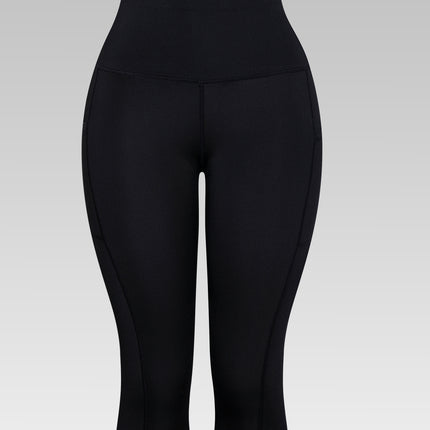 Cross-border Hip Pants High Waist High Elastic Sports Leggings Sports Pocket Yoga Pants Spring and Summer Outdoor Capri Tight Pants
