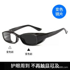All black frame (turns gray)