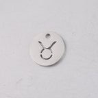 Gold 12mm-with hanging ring / 2-Taurus