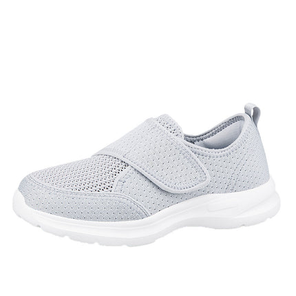 Widened Walking Shoes for the Elderly, Summer Fly-Woven Mesh, Lightweight, Fashionable and Simple Rehabilitation Shoes, Fashionable Mother's Shoes, Elderly Shoes