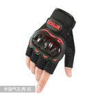 Upgraded half finger red / One size fits all