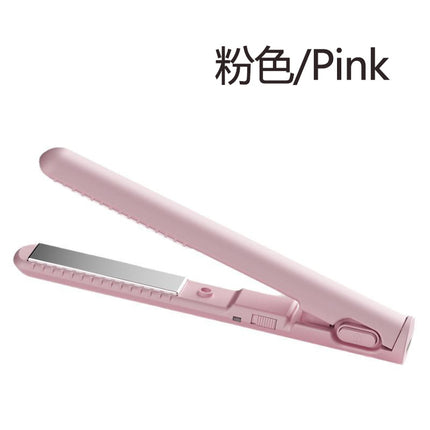 Cross-Border Direct Hair Straightener Curling Iron for Women, Student Dormitory Dual-Use USB Small Electric Hair Straightener and Curling Iron