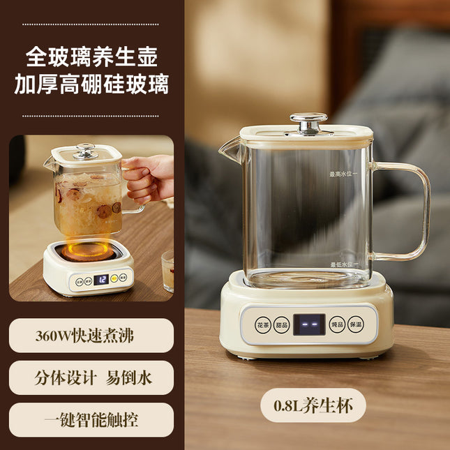 Health Pot Multi-functional New Household Glass Kettle Small Office Tea Maker Dormitory Flower Tea Pot Gift