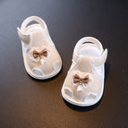 Beige wind chimes [summer sandals zj] / Inner length 11cm (recommended for 0-4 months)
