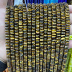 2x6mm (about 150 pieces) / Tiger eye stone