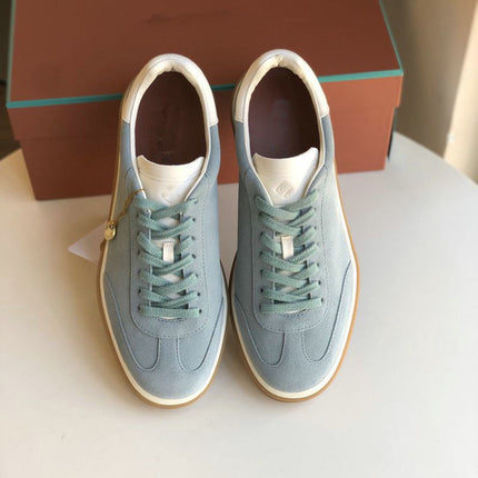 Guangdong Pure Original~Lp~Men's and Women's Moral Training Shoes Genuine Leather Lace-Up Casual Round-Toe Flats Sports Shoes Men's Sneakers Trendy