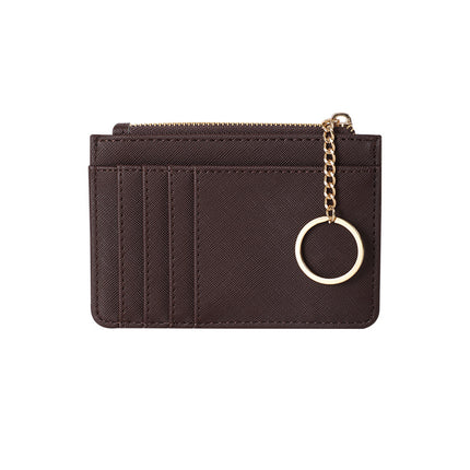 New zipper ladies coin purse Korean mini keychain small wallet multi-card card holder card bag manufacturers wholesale