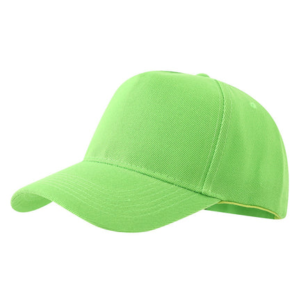 Amazon Cross-Border Popular Maoqing Five-Panel Baseball Cap Advertising Hat with Logo Printed Solid Color Visor Sunshade Cap