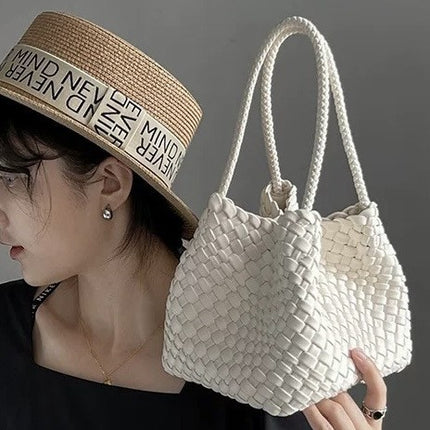 Vegetable Basket Bag Women's 2025 New High-end Sense All-match Dice Exquisite Small Bag Portable Bucket Bag