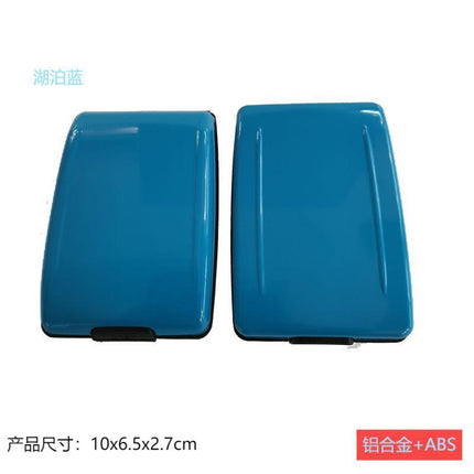 Rfid Aluminum Alloy Card Holder Multifunctional Aluminum Bank Card Holder Stylish Wallet Money Clip Bank Card Business Card Case Card Holder