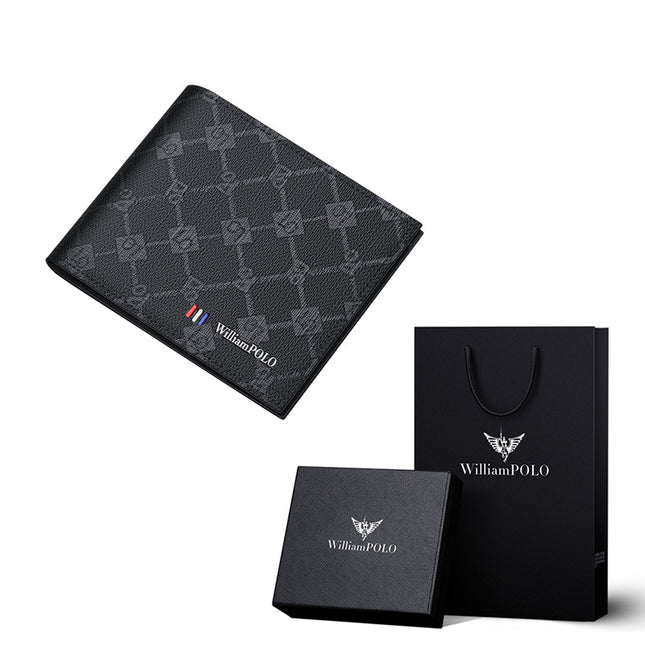 Emperor Paul Wallet Men's Trendy Brand Thin Wallet Anti-Theft Casual Men's Short Wallet Card Holder Coin Purse Wholesale