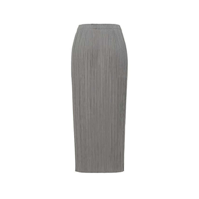 Miyake Counter Long Summer New Pleated Women's Versatile Straight Pencil Skirt