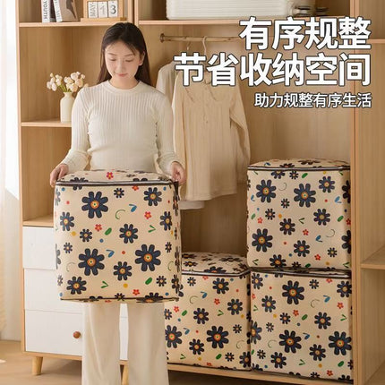 Non-woven Quilt Storage Bag Household Quilt Bag Waterproof and Moisture-proof Packaging Moving Bag Large Capacity Clothes Storage Box