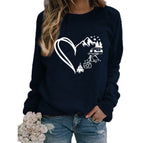 Navy blue (white font) / S