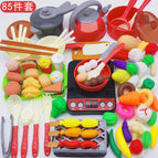 Red kitchen 85-piece set