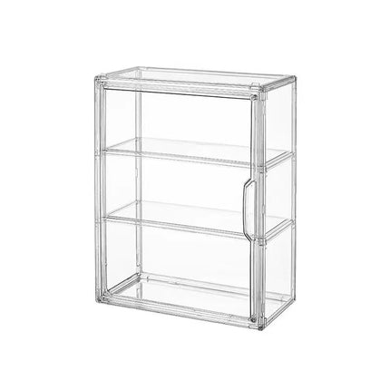 Multifunctional Wall-Mountable and Stackable Magnetic Suction Figure Blind Box High-Transparent Display Cabinet Cosmetics Dust-Proof Storage Box